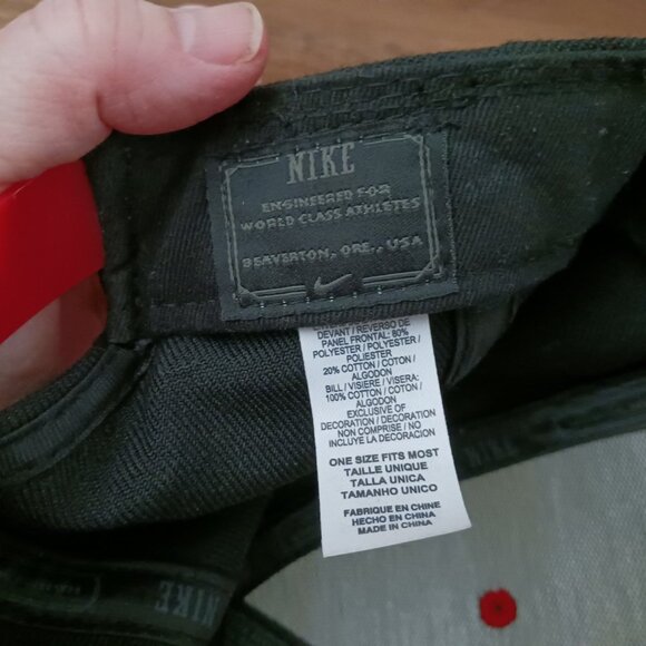 Nike Vintage Rare Animal Print Zebra Cheetah Tiger Snapback SB Wool Hat Cap - Picture 6 of 8